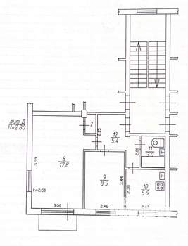2-к квартира, вторичка, 41м2, 2/5 этаж