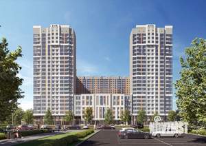 1-к квартира, строящийся дом, 37м2, 23/23 этаж