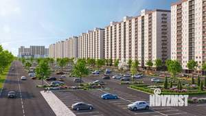 1-к квартира, строящийся дом, 41м2, 13/16 этаж