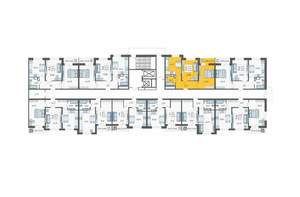 2-к квартира, вторичка, 51м2, 11/16 этаж