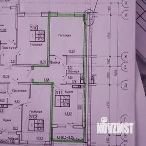 1-к квартира, вторичка, 46м2, 8/17 этаж