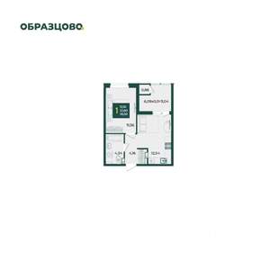 1-к квартира, вторичка, 37м2, 3/18 этаж