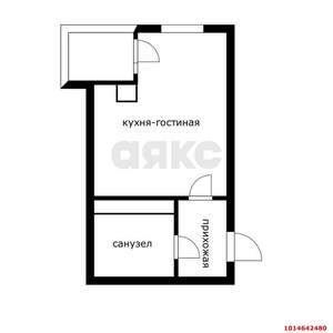 Студия квартира, вторичка, 23м2, 2/8 этаж