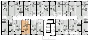 Студия квартира, вторичка, 26м2, 22/24 этаж