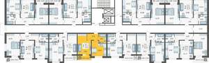 1-к квартира, вторичка, 33м2, 2/16 этаж