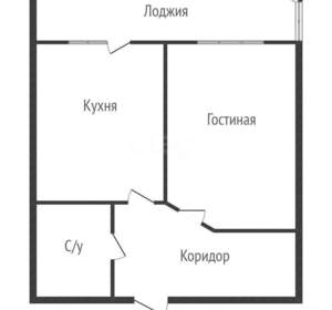 1-к квартира, вторичка, 38м2, 7/16 этаж
