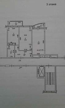 1-к квартира, вторичка, 35м2, 5/10 этаж