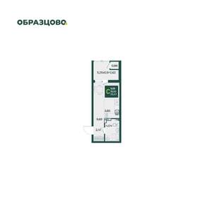 Студия квартира, вторичка, 23м2, 8/18 этаж