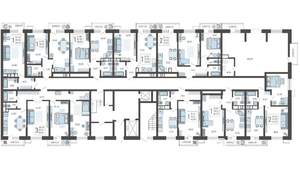 3-к квартира, строящийся дом, 85м2, 1/12 этаж