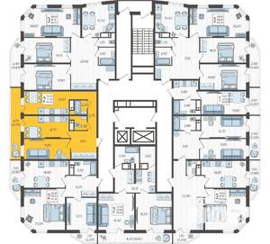 2-к квартира, вторичка, 61м2, 10/16 этаж