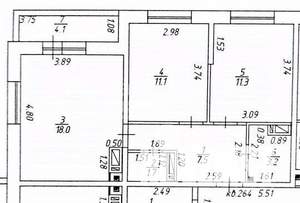 2-к квартира, вторичка, 53м2, 5/16 этаж