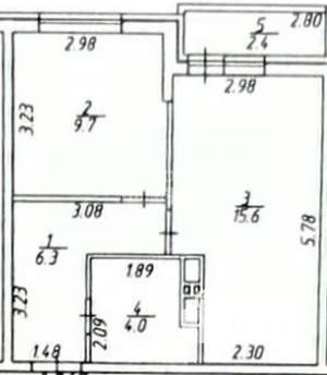 1-к квартира, вторичка, 38м2, 13/16 этаж