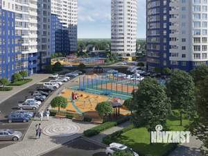 1-к квартира, строящийся дом, 46м2, 21/24 этаж