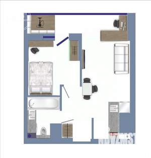 1-к квартира, вторичка, 29м2, 22/24 этаж