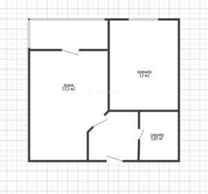 1-к квартира, вторичка, 36м2, 11/21 этаж