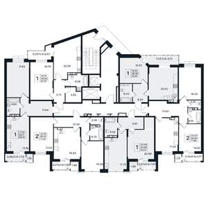 2-к квартира, вторичка, 71м2, 5/12 этаж