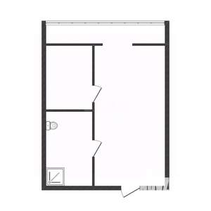 Студия квартира, вторичка, 25м2, 1/3 этаж