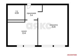 1-к квартира, вторичка, 39м2, 7/24 этаж