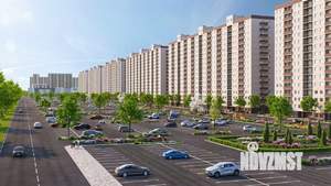 3-к квартира, строящийся дом, 55м2, 15/16 этаж