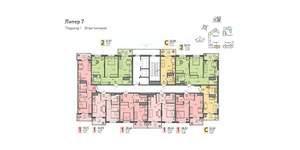 Студия квартира, вторичка, 22м2, 12/18 этаж