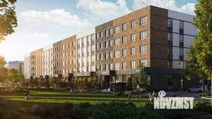 2-к квартира, строящийся дом, 45м2, 2/5 этаж