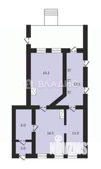 3-к квартира, вторичка, 56м2, 1/1 этаж