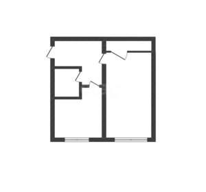 1-к квартира, вторичка, 30м2, 4/5 этаж