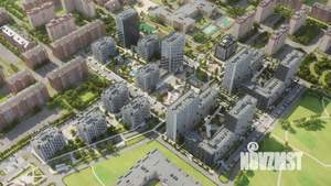 2-к квартира, строящийся дом, 58м2, 18/18 этаж