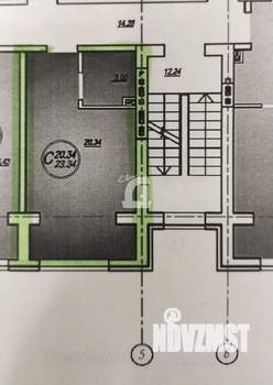 Студия квартира, вторичка, 24м2, 4/6 этаж