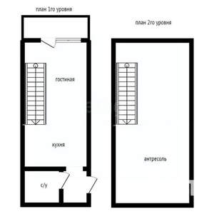 1-к квартира, вторичка, 32м2, 4/4 этаж