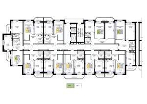 1-к квартира, вторичка, 45м2, 13/19 этаж