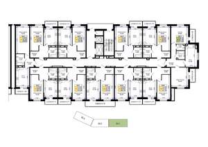 1-к квартира, вторичка, 45м2, 8/15 этаж