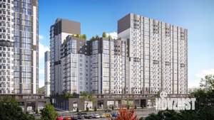 1-к квартира, строящийся дом, 40м2, 21/21 этаж