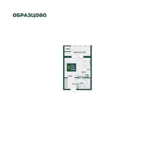 Студия квартира, вторичка, 27м2, 18/18 этаж