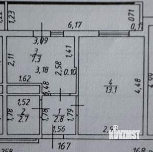 1-к квартира, вторичка, 26м2, 6/19 этаж