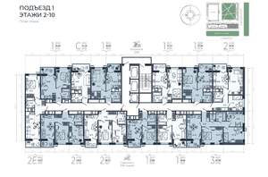 1-к квартира, вторичка, 37м2, 8/21 этаж