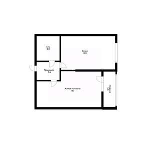 1-к квартира, вторичка, 35м2, 10/22 этаж