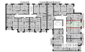 Студия квартира, строящийся дом, 28м2, 2/3 этаж