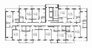 2-к квартира, строящийся дом, 60м2, 14/18 этаж