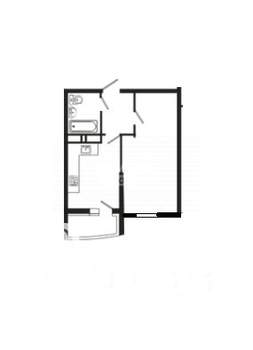 1-к квартира, вторичка, 37м2, 16/20 этаж
