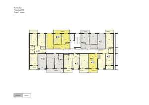 2-к квартира, строящийся дом, 55м2, 2/9 этаж