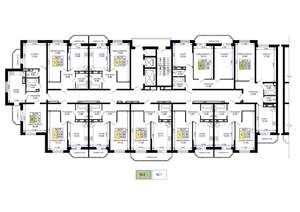 1-к квартира, вторичка, 45м2, 9/19 этаж
