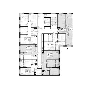 1-к квартира, вторичка, 42м2, 6/18 этаж