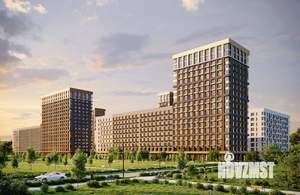 1-к квартира, строящийся дом, 37м2, 7/18 этаж