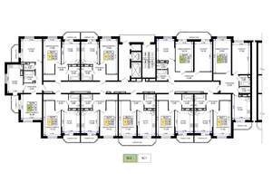 2-к квартира, вторичка, 68м2, 9/19 этаж