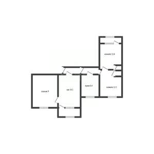 3-к квартира, вторичка, 78м2, 4/9 этаж