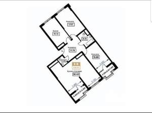 4-к квартира, сданный дом, 110м2, 16/24 этаж