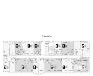 1-к квартира, вторичка, 40м2, 16/16 этаж