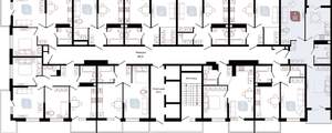 2-к квартира, вторичка, 63м2, 2/22 этаж