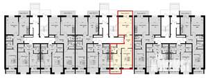 2-к квартира, строящийся дом, 60м2, 1/3 этаж